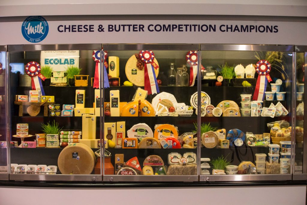 Food Competition Champions at The Royal Agricultural Winter Fair, Full Cheese Display